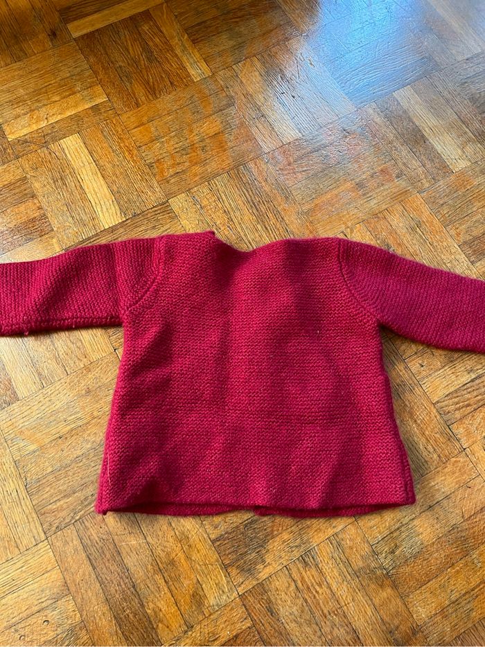 Gilet rouge 24 mois - photo numéro 4