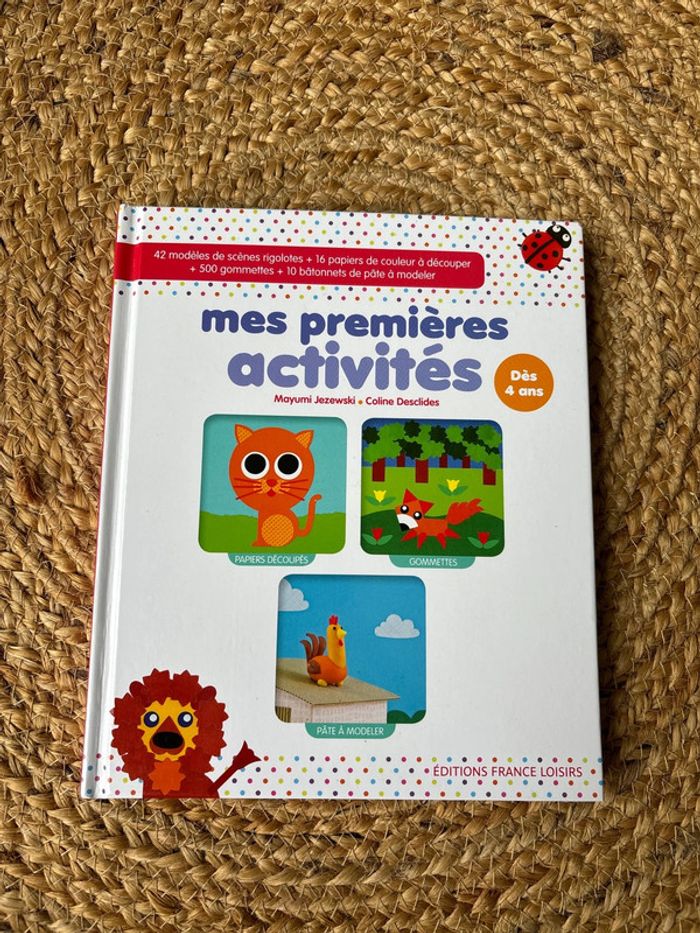 Livre mes premières activités des 4 ans