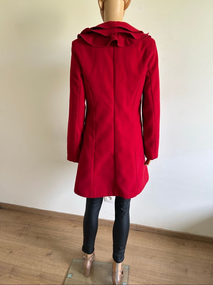 Manteau rouge mi long LolaLiza taille 36 bon état - photo numéro 6