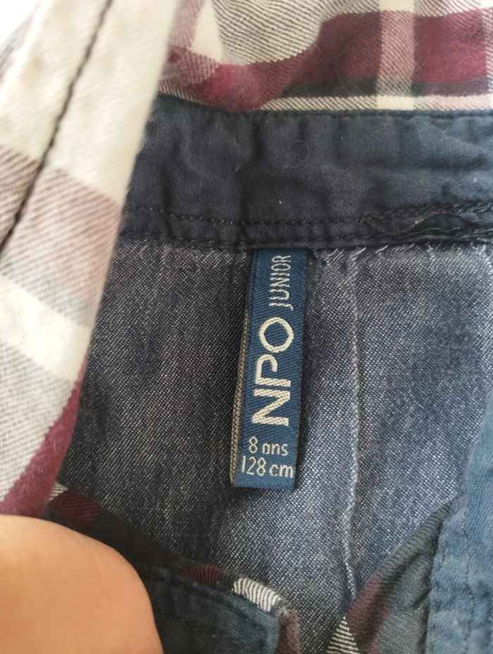 Lot de 3 chemises à carreaux garçon 8 ans - photo numéro 4