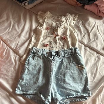 ensemble short + teeshirt