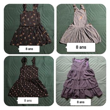 Lot vêtements fille 8 ans
