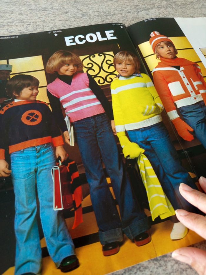 Magazine Phildar mailles enfants vintage - photo numéro 4