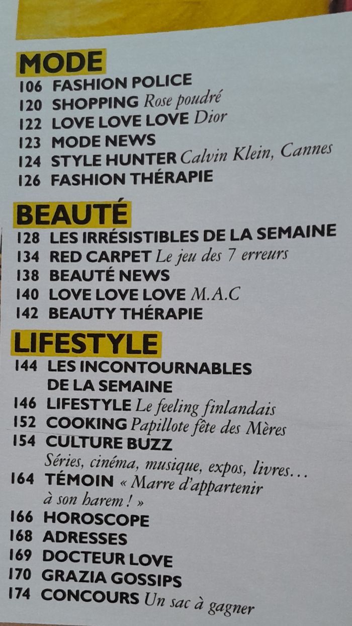 Magazine Grazia mai 2012 spécial Cannes - photo numéro 5