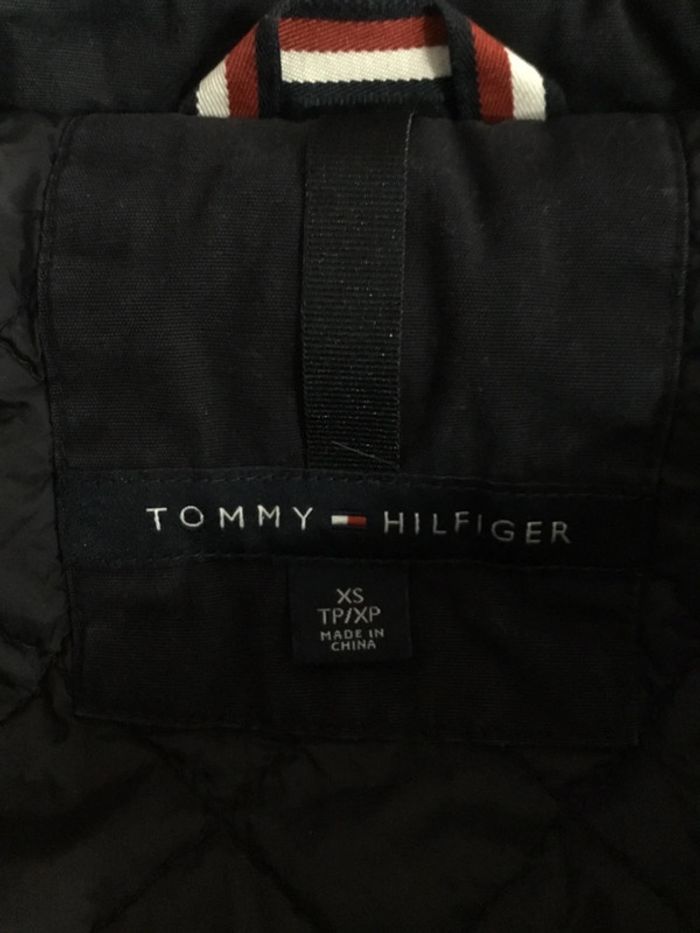 Veste Harrington pour homme Tommy Hilfiger bleu marine taille XS 075 - photo numéro 14