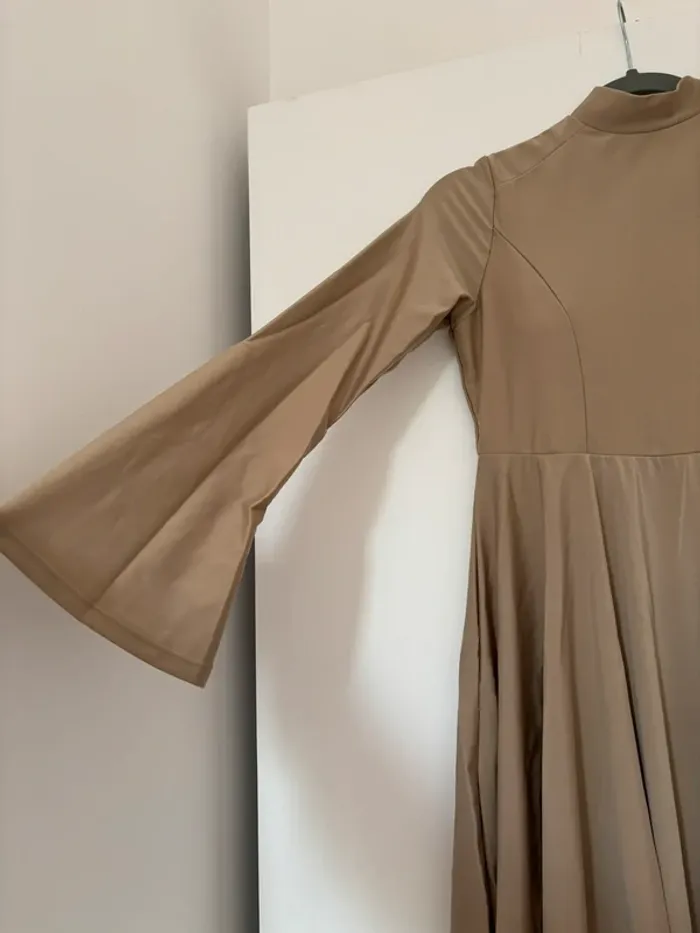 Burkini beige taille S + turban neuf - photo numéro 4