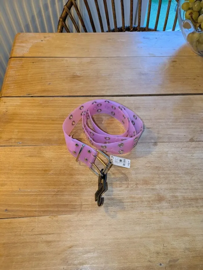 Ceinture rose flashy Ardene – style Y2K & rebelle