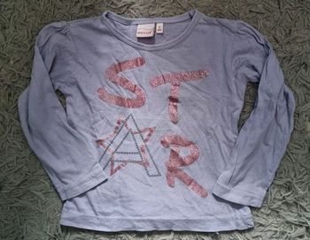 T-shirt à manches longues avec écriture 3ans