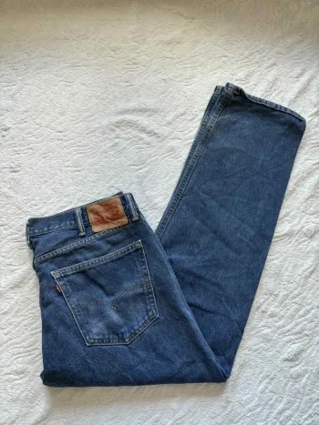 Jean Levi’s 505 Straight fit droit Bleu Homme/Unisexe W38 L32 (XL/48) taille haute