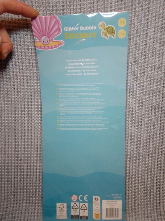 Autocollants Stickers Glitter bubble "Sirène" - photo numéro 6