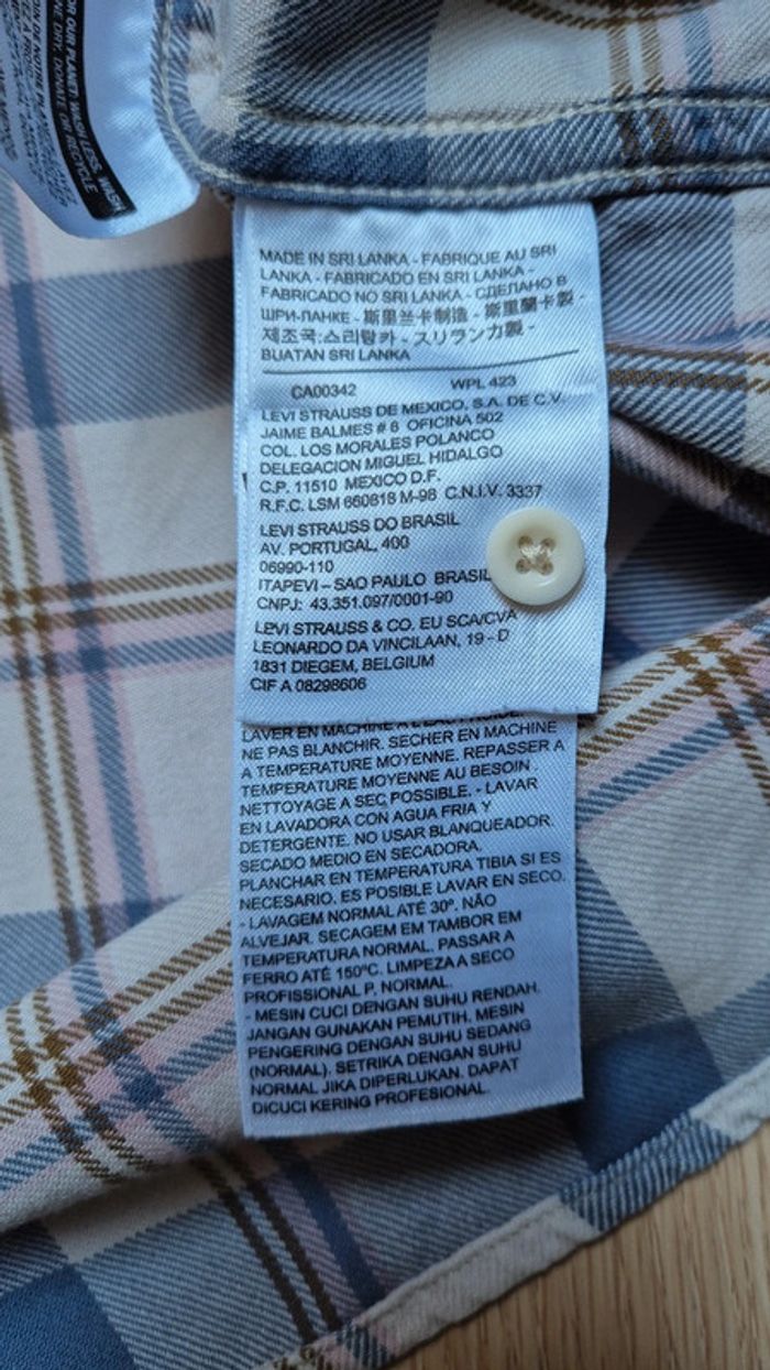 Chemise Vintage Levi's à carreaux - photo numéro 12