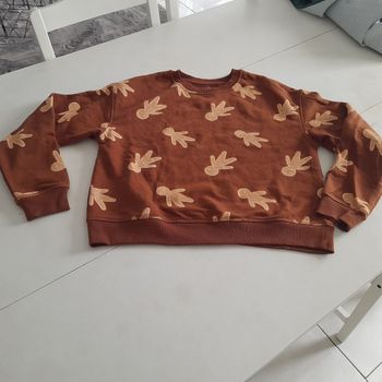 Pull noel motif bonhomme pain d'épice