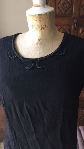 Superbe chemisier noir comptoir des cotonniers 42