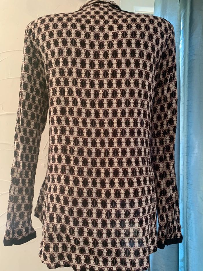 Chemise Sandwich taille 38 manches longues motifs - photo numéro 4