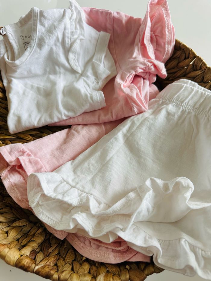 Lot vêtements bébé fille été 9 mois - photo numéro 2