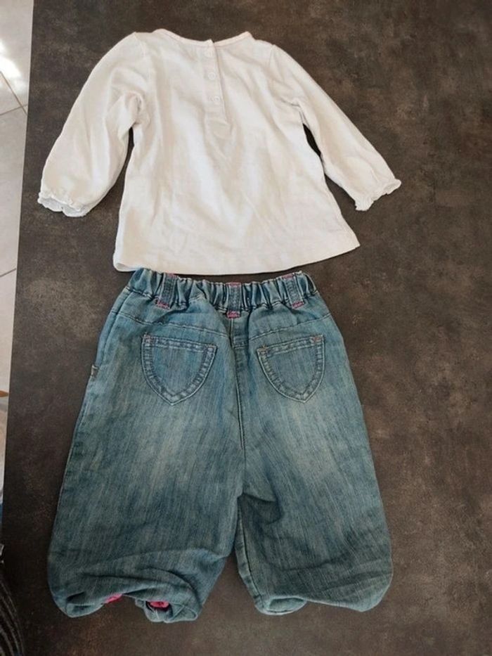 6mois. Ensemble orchestra / prémaman. T-shirt + pantalon - photo numéro 5