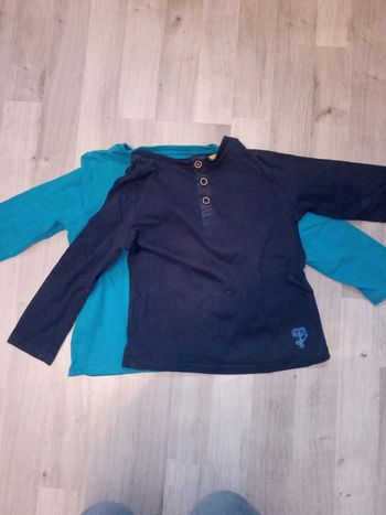 Lot de 2 tee-shirts manches longues