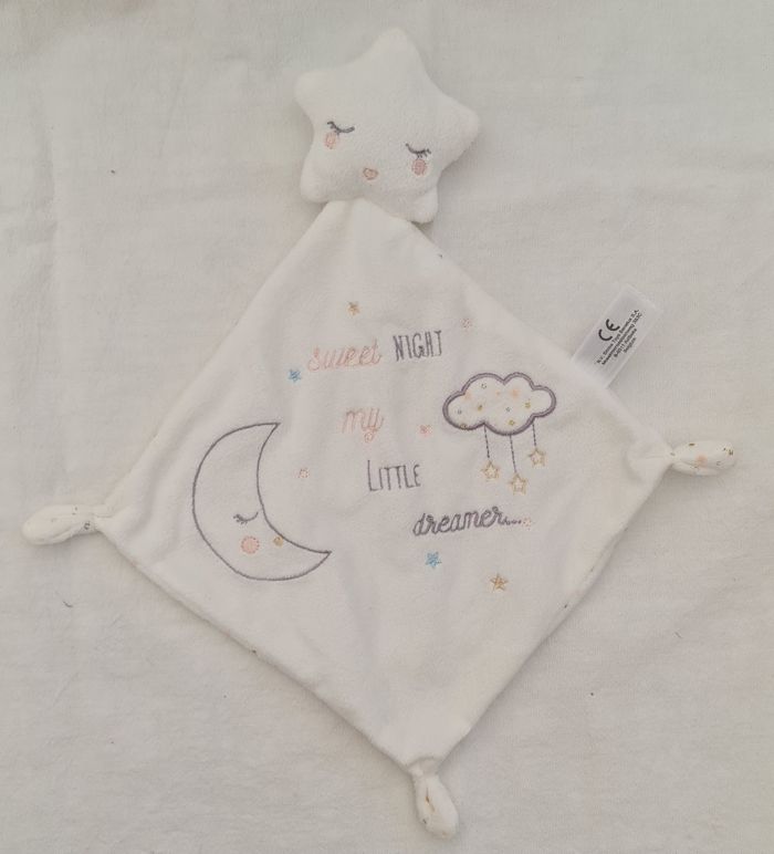 Doudou plat losange etoile- Lune nuage sweet night my Little dreamer - Simba