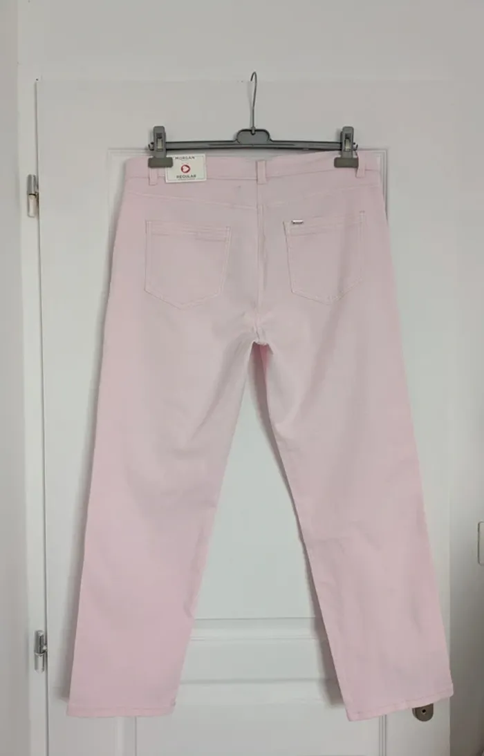 Pantalon neuf rose - Morgan - taille 44 - photo numéro 2