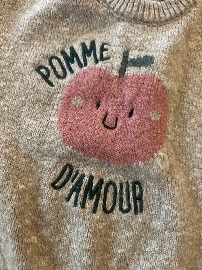 Pull la redoute état neuf fille 18 mois - photo numéro 2