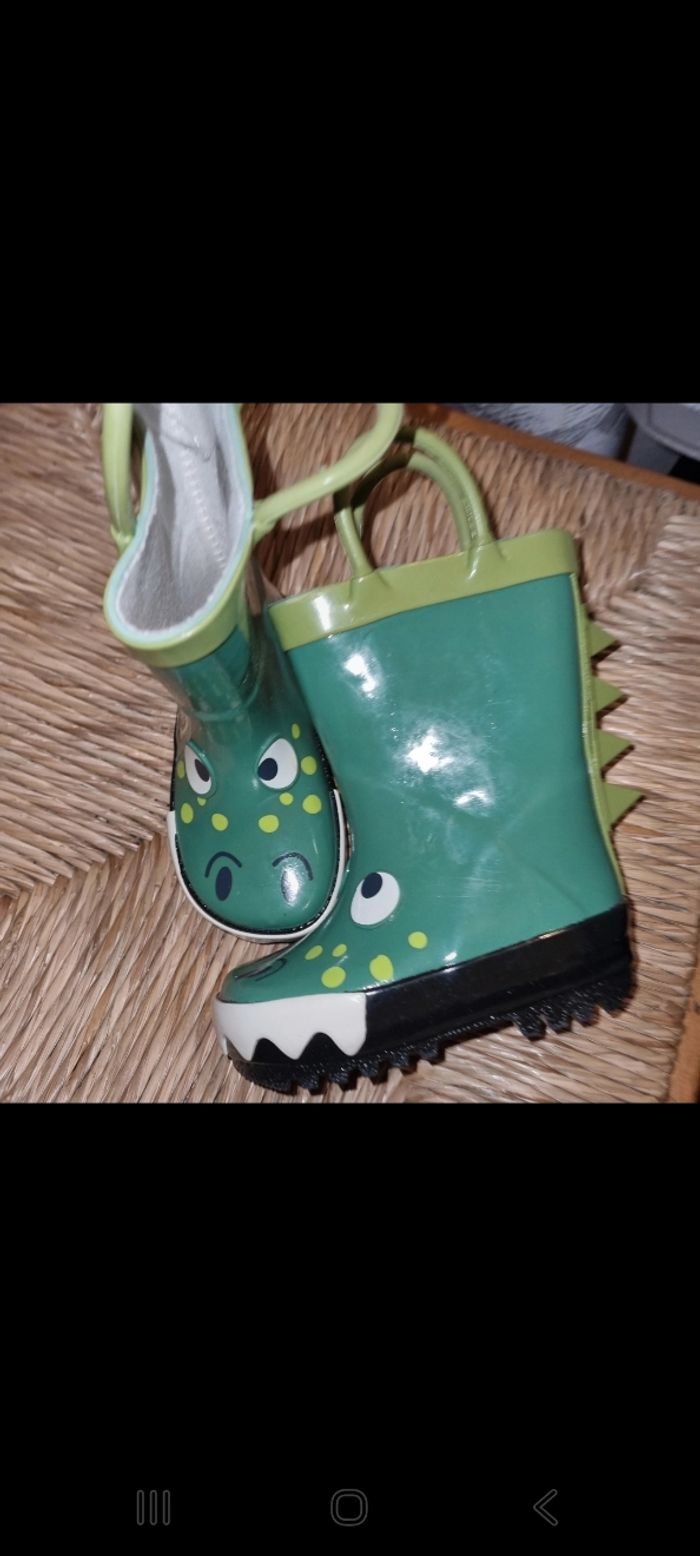 bottes de pluie DINO taille 20 🎁 neuf - photo numéro 2
