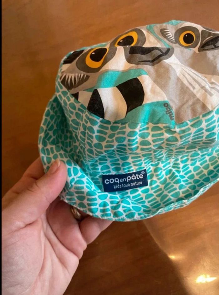 Adorable bob chapeau bébé avec lémurien exotique ! - photo numéro 2
