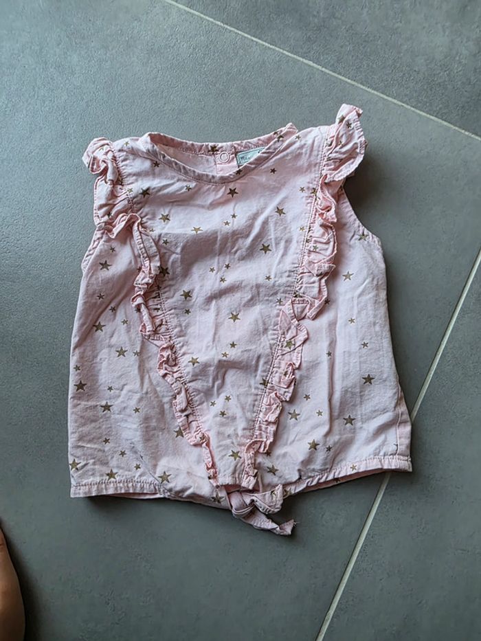 top blouse étoile 18 mois - photo numéro 2