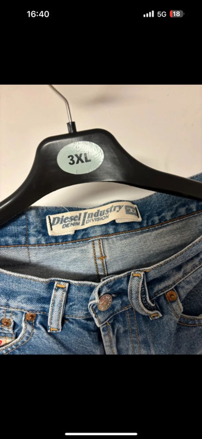 Jean Diesel Homme Vintage - Taille 29 - Coupe Droite - photo numéro 3