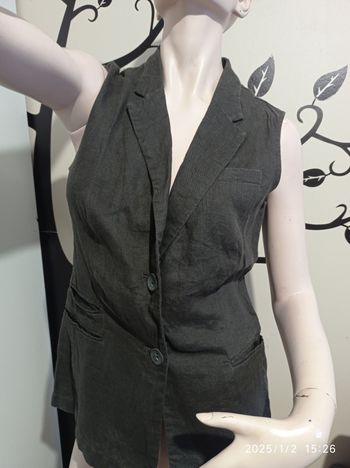 chemisier de Autre ton 100% lin 38 réf 292 V6