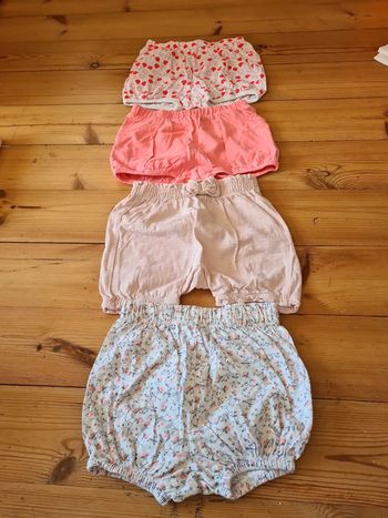 4 shorts 12 mois