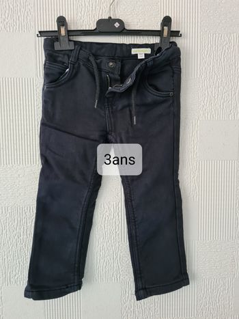 Pantalon noir stretch Vertbaudet 3ans