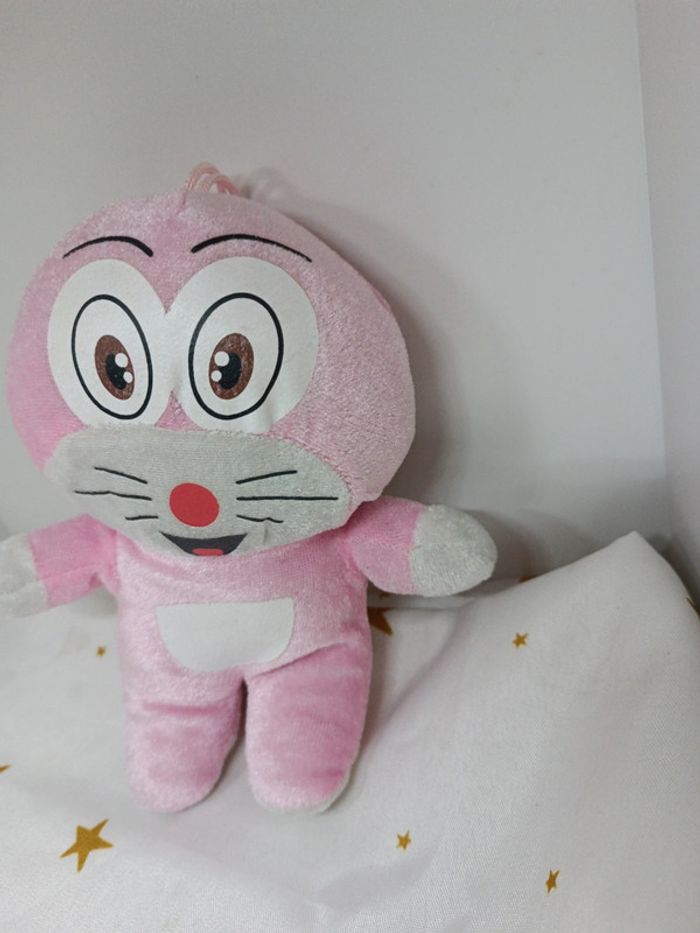 Rose pink peluche plush  doudou poupée nounours Teddy chat cat Doraemon kawaii Sakura animé japonais - photo numéro 4