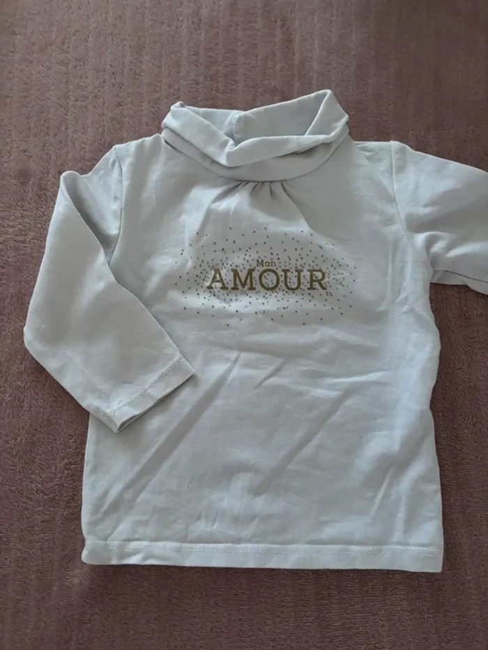 Lot de 6 t-shirts manches longues 6 mois - photo numéro 6