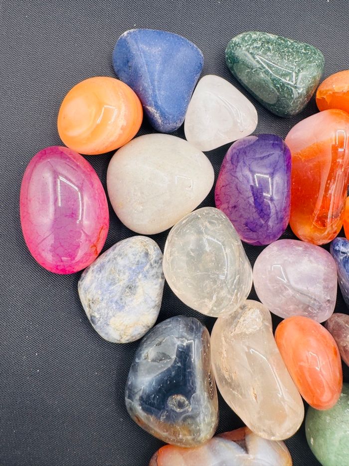 Lot 200 g pierres polies du Brésil pierres naturelles - photo numéro 5