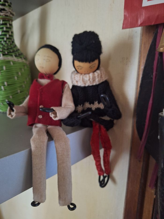 2 figurines faits main - photo numéro 2