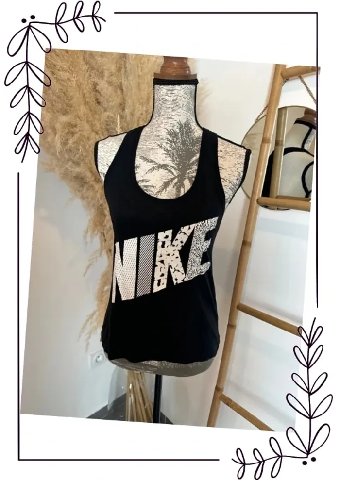 Débardeur Nike noir et blanc