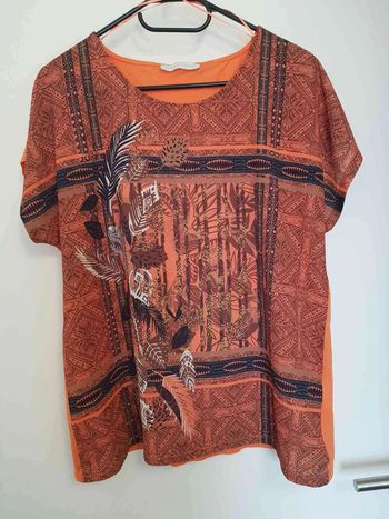Tshirt armand  thiery  motif plume  taille 42