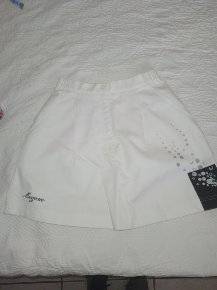 jupe courte blanc