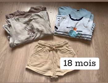 Lot de 4 pyjamas et 1 short