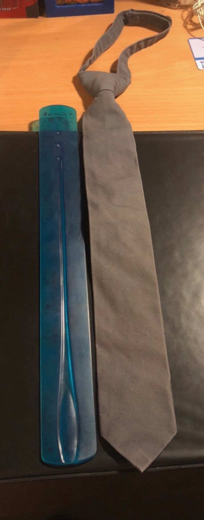 Cravate grise enfant - photo numéro 2