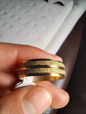 Bague acier inoxydable Granuleuse