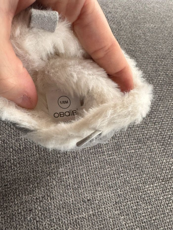 Chaussures obaibi gris moumoute - photo numéro 3