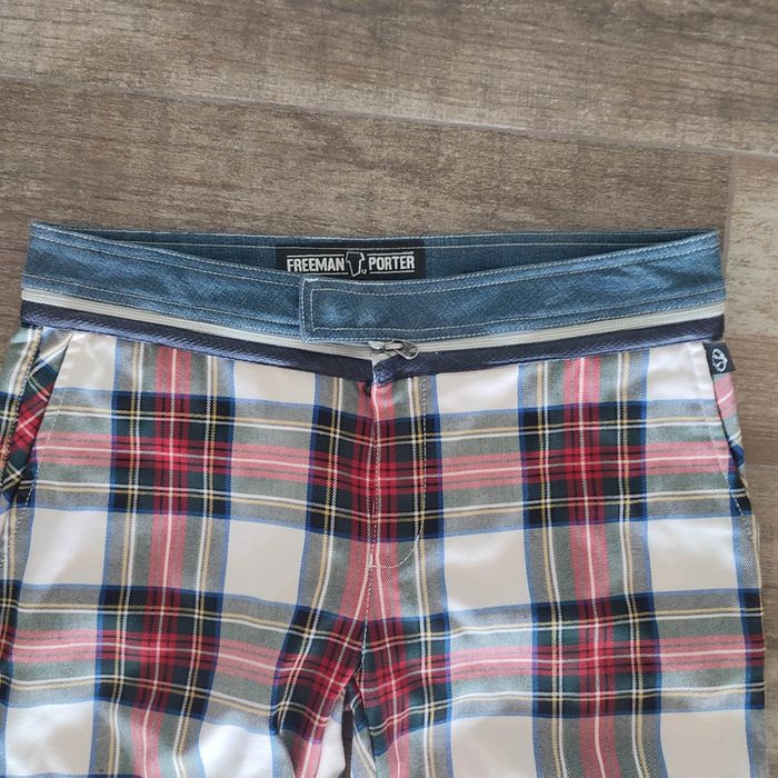 Pantalon vintage 90's écossais Freeman T porter punk gothique skate boot leg baggy taille w33 - photo numéro 2