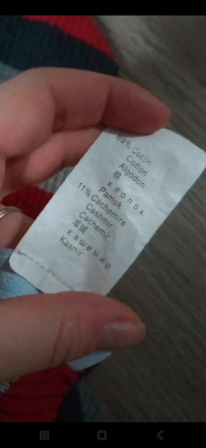 Écharpe Tartine et chocolat Taille 3 à rayures 👻 - photo numéro 3