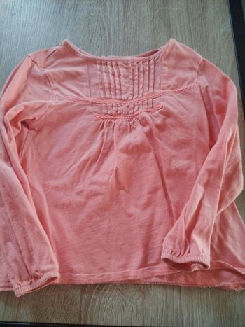 Tee shirt orange 4 ans