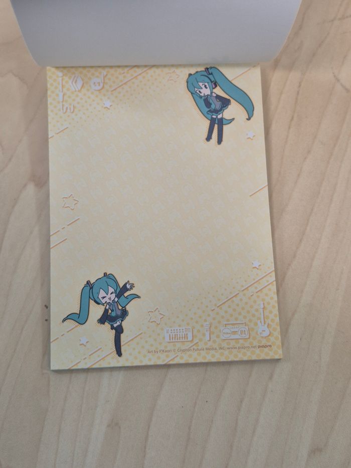 Bloc memo Hatsune Miku - photo numéro 4