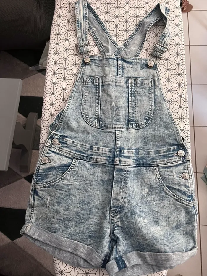 Salopette short