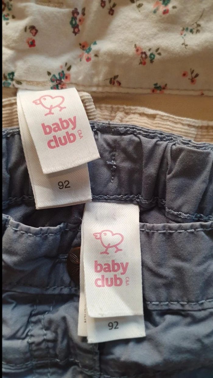 Lot de 2 pantalons 92 cm - photo numéro 4