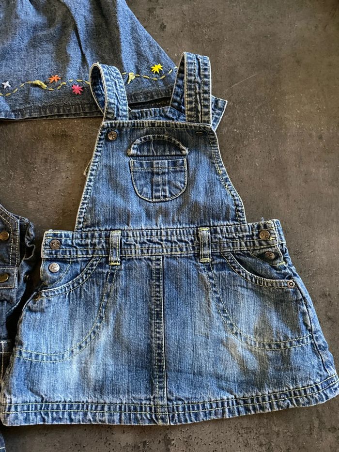 Lot de 4 robes en jeans - photo numéro 5