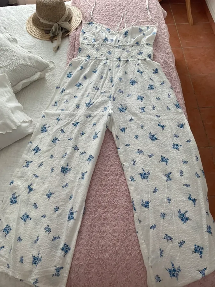 Combinaison pantalon d’été fleurie - photo numéro 3